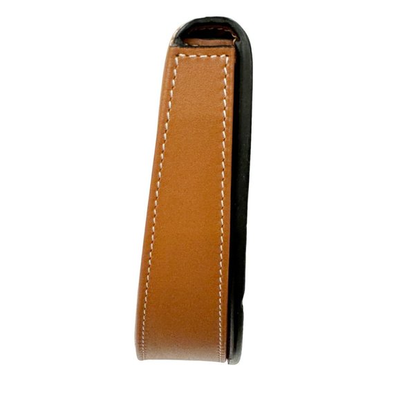 LOEWE Heel Bag A661V01X18 2530 Shoulder Calf Tan Brown Women's Men's - Picture 5 of 10